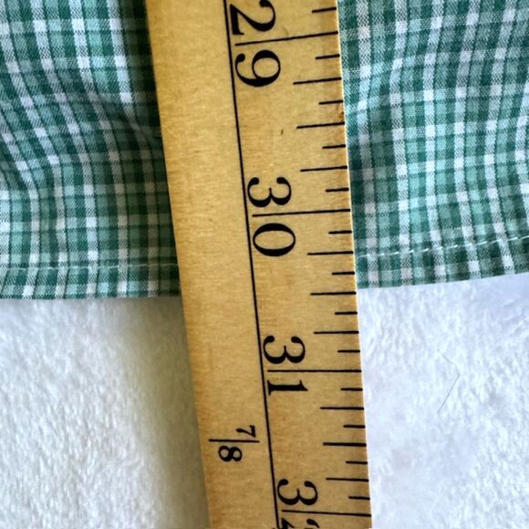 CHAPS Lot of 2 Men's SZ L SS Button Down Shirts Multi Color Checker Plaid Light - Picture 15 of 16